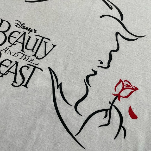 Vintage Hanes Disney beauty and the beast graphic tee - Picture 5 of 17